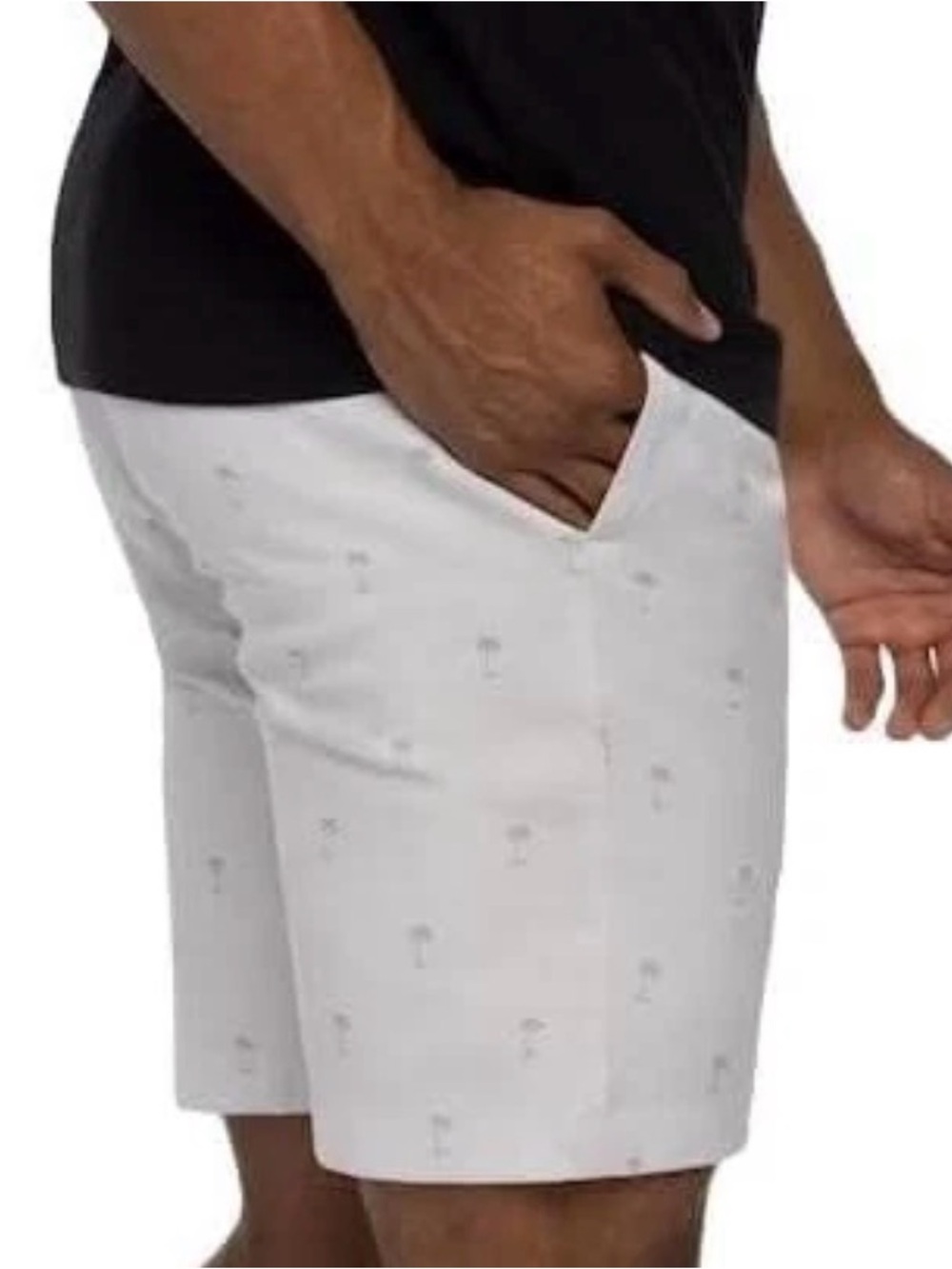 New shorts Travis Mathew Resort to This Stretch Waistband Size 40 Light Gray mid - Picture 4 of 7